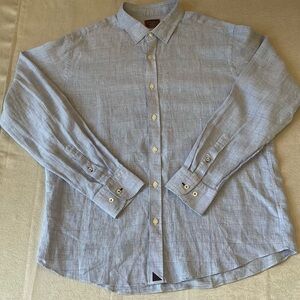 UNTUCKit Men's Sky Blue Casual Button-Down Shirt